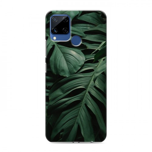 Дизайнерский пластиковый чехол для Realme C15 Нуарные листья