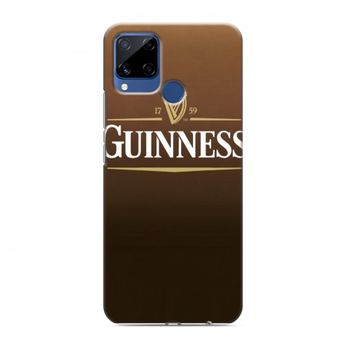 Дизайнерский силиконовый с усиленными углами чехол для Realme C15 Guinness