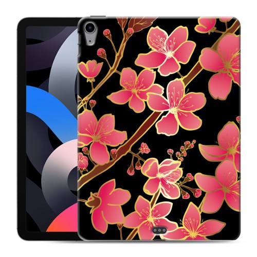 Дизайнерский силиконовый чехол для Ipad Air (2020) Люксовые цветы