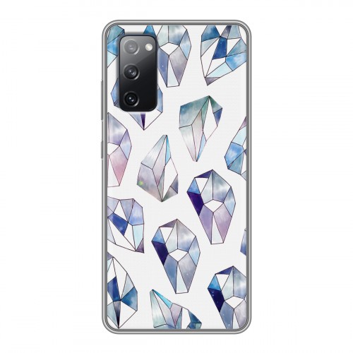 Дизайнерский силиконовый чехол для Samsung Galaxy S20 FE Алмазный Глэм