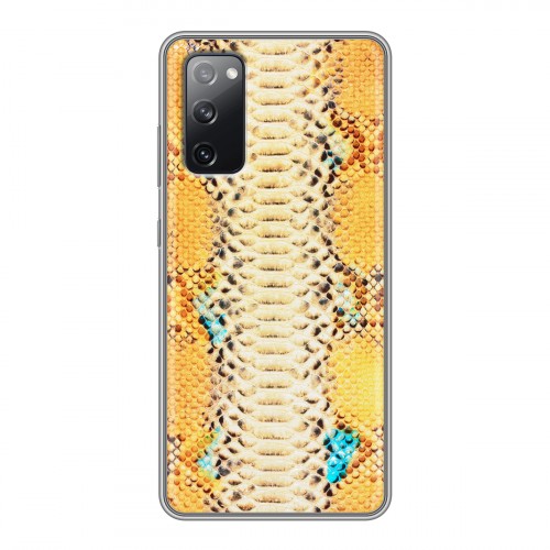 Дизайнерский силиконовый чехол для Samsung Galaxy S20 FE Кожа змей