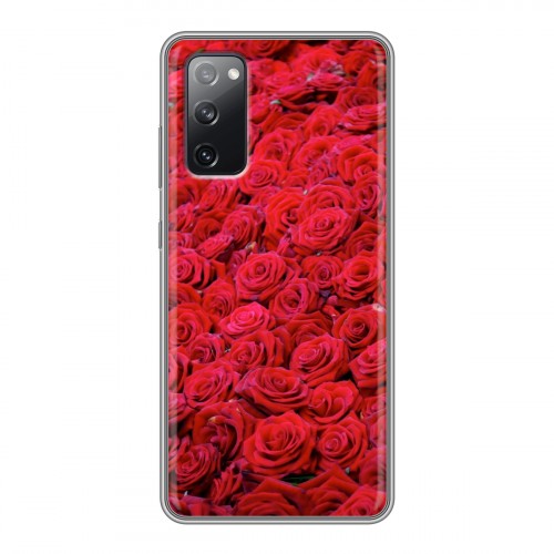 Дизайнерский силиконовый чехол для Samsung Galaxy S20 FE Розы