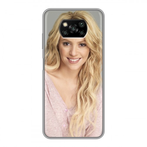 Дизайнерский силиконовый с усиленными углами чехол для Xiaomi Poco X3 Shakira