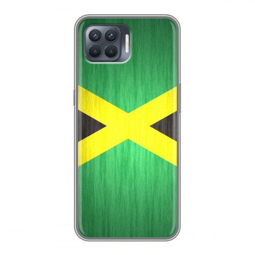 Дизайнерский силиконовый чехол для OPPO Reno4 Lite Флаг Ямайки