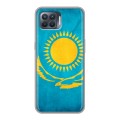 Дизайнерский пластиковый чехол для OPPO Reno4 Lite Флаг Казахстана