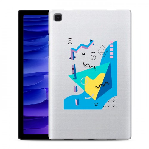 Полупрозрачный дизайнерский силиконовый чехол для Samsung Galaxy Tab A7 10.4 (2020) Абстракции 3