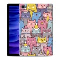 Дизайнерский силиконовый чехол для Samsung Galaxy Tab A7 10.4 (2020) Коты