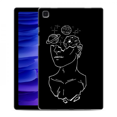 Дизайнерский силиконовый чехол для Samsung Galaxy Tab A7 10.4 (2020) Минимализм на черном