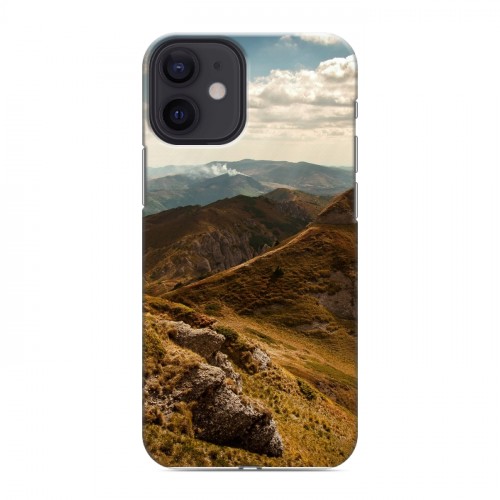 Дизайнерский силиконовый с усиленными углами чехол для Iphone 12 Mini горы