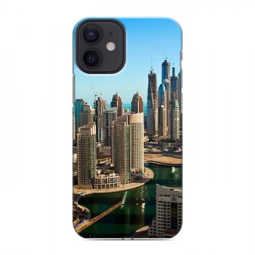 Дизайнерский силиконовый с усиленными углами чехол для Iphone 12 Mini Дубаи