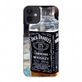 Дизайнерский пластиковый чехол для Iphone 12 Mini Jack Daniels