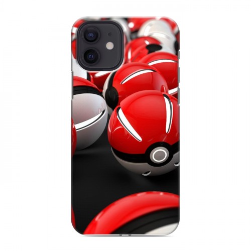 Дизайнерский силиконовый чехол для Iphone 12 Pokemon Go