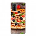 Дизайнерский пластиковый чехол для Huawei Honor 10X Lite Пицца