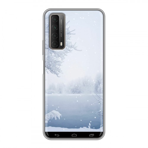 Дизайнерский силиконовый чехол для Huawei P Smart (2021) Зима