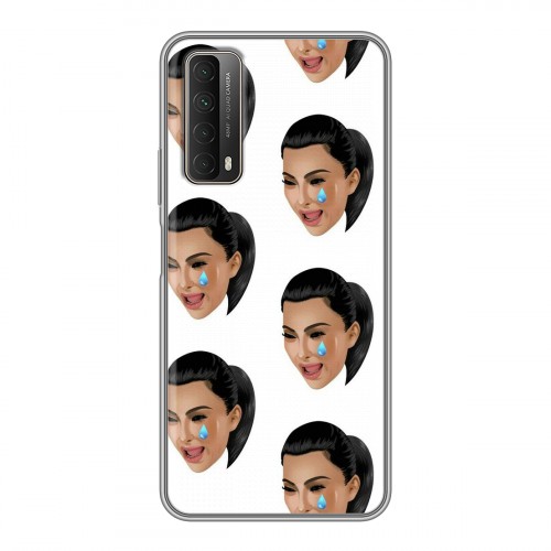Дизайнерский силиконовый чехол для Huawei P Smart (2021) Ким Кардашьян