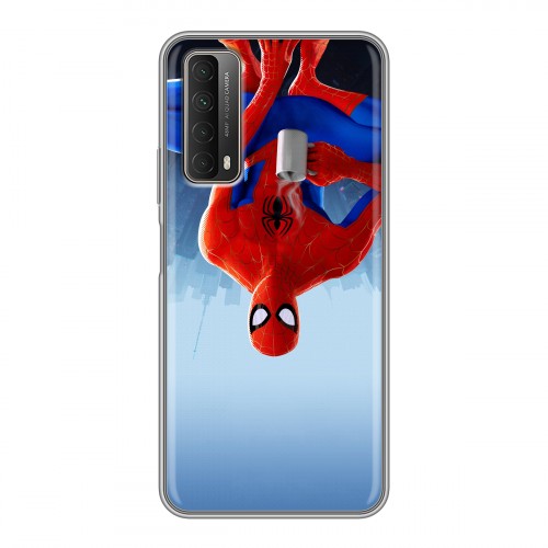 Дизайнерский силиконовый чехол для Huawei P Smart (2021) Человек-паук : Через вселенные