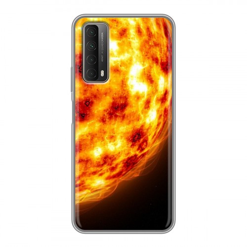 Дизайнерский силиконовый чехол для Huawei P Smart (2021) Солнце