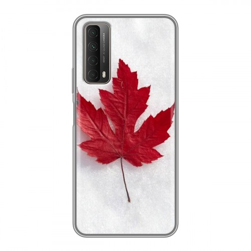 Дизайнерский силиконовый чехол для Huawei P Smart (2021) Флаг Канады
