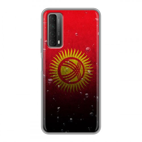 Дизайнерский силиконовый чехол для Huawei P Smart (2021) Флаг Киргизии