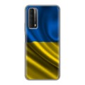 Дизайнерский силиконовый чехол для Huawei P Smart (2021) Флаг Украины