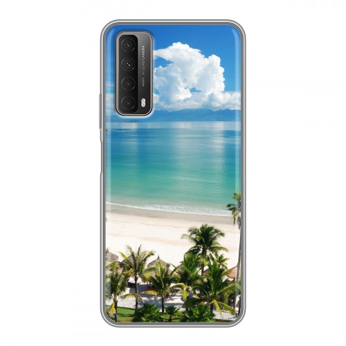 Дизайнерский силиконовый чехол для Huawei P Smart (2021) Пляж