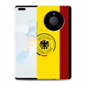 Дизайнерский пластиковый чехол для Huawei Mate 40 Pro Флаг Германии
