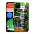 Дизайнерский пластиковый чехол для Google Pixel 5 водопады