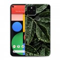 Дизайнерский пластиковый чехол для Google Pixel 5 Нуарные листья