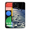 Дизайнерский пластиковый чехол для Google Pixel 5 Земля