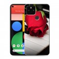 Дизайнерский пластиковый чехол для Google Pixel 5 Розы