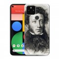Дизайнерский пластиковый чехол для Google Pixel 5 Александр Пушкин