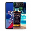 Дизайнерский силиконовый чехол для ASUS ZenFone 7 Jack Daniels