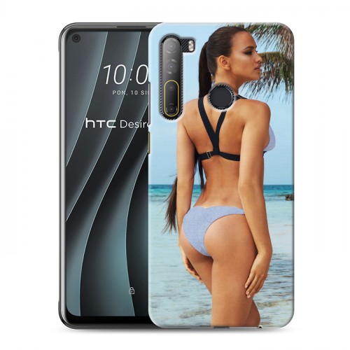 Дизайнерский силиконовый чехол для HTC Desire 20 Pro Ирина Шейк
