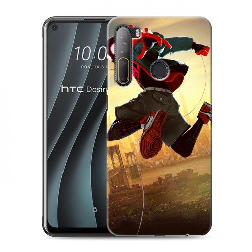 Дизайнерский силиконовый чехол для HTC Desire 20 Pro Человек-паук : Через вселенные