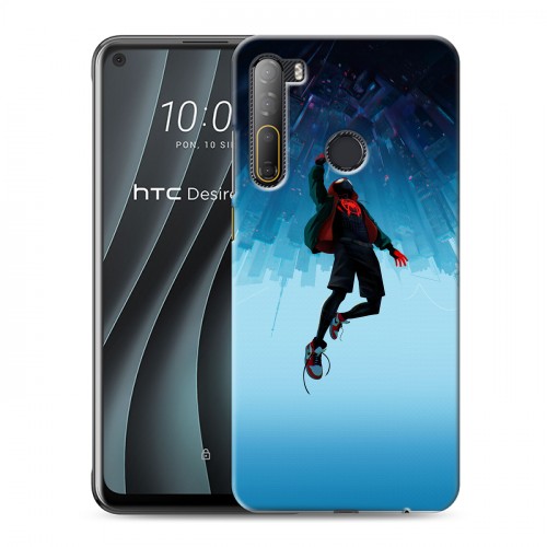 Дизайнерский силиконовый чехол для HTC Desire 20 Pro Человек-паук : Через вселенные