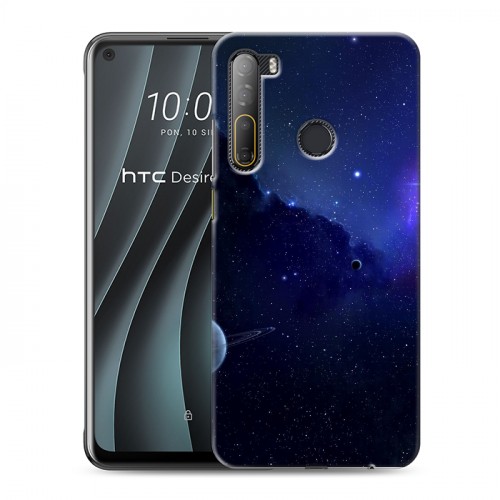Дизайнерский силиконовый чехол для HTC Desire 20 Pro Галактика