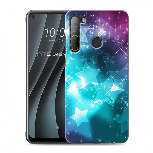 Дизайнерский силиконовый чехол для HTC Desire 20 Pro Звезды