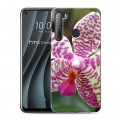 Дизайнерский силиконовый чехол для HTC Desire 20 Pro Орхидеи