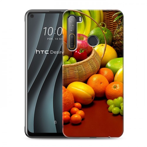Дизайнерский силиконовый чехол для HTC Desire 20 Pro Фрукты