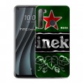 Дизайнерский силиконовый чехол для HTC Desire 20 Pro Heineken
