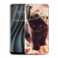 Дизайнерский силиконовый чехол для HTC Desire 20 Pro Котята