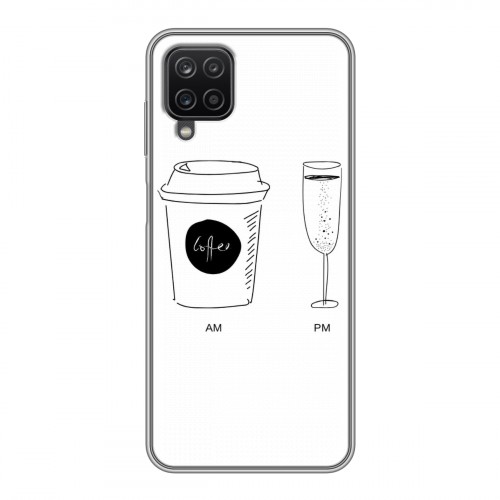 Дизайнерский силиконовый чехол для Samsung Galaxy A12 Истина в вине