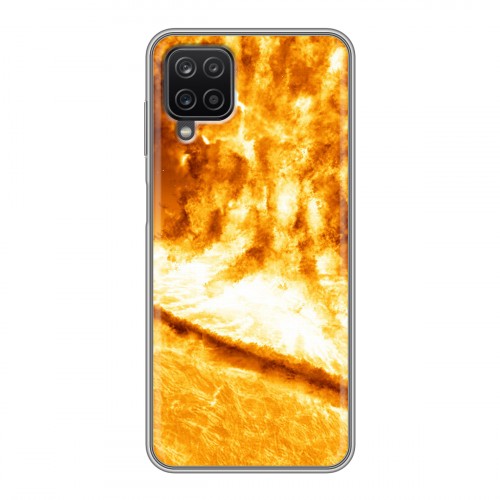 Дизайнерский силиконовый чехол для Samsung Galaxy A12 Солнце