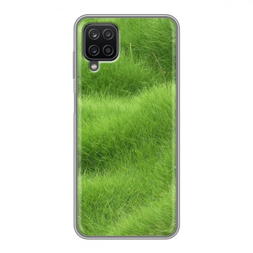 Дизайнерский силиконовый чехол для Samsung Galaxy A12 Трава