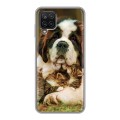 Дизайнерский силиконовый чехол для Samsung Galaxy A12 Собаки