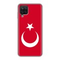 Дизайнерский силиконовый чехол для Samsung Galaxy A12 Флаг Турции