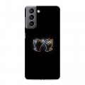 Дизайнерский пластиковый чехол для Samsung Galaxy S21 Неоновые образы