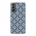 Дизайнерский пластиковый чехол для Samsung Galaxy S21 Дамаск Шаблоны