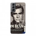 Дизайнерский пластиковый чехол для Samsung Galaxy S21 Jim Beam