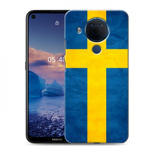 Дизайнерский силиконовый чехол для Nokia 5.4 Флаг Швеции